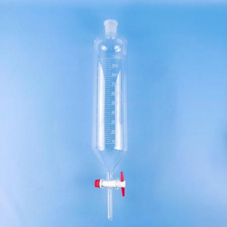 Воронка делительная цилиндрическая 5drops ВД-1-1000, 1000 мл, с фторопластовым краном - В наличии