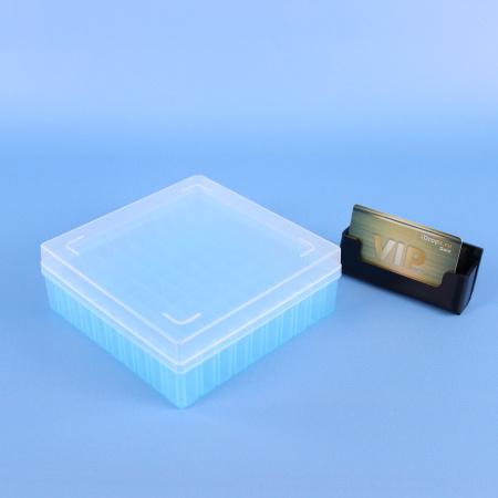 Штатив-бокс для криопробирок на 2 мл, ячейка 12 мм, 100 гнезд, п/п