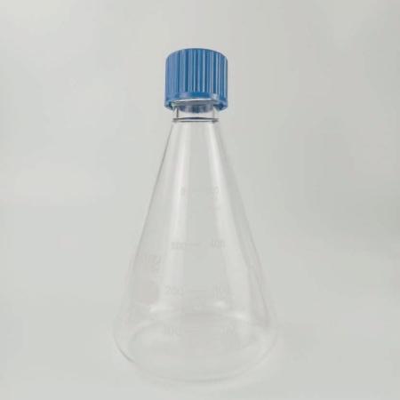 Колба коническая, 500 мл, стекло, с навинч. п/п крышкой - В наличии
