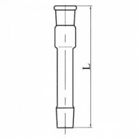 Элемент прямой ЭПЗ керн-муфта 29/32-29/32 ГОСТ