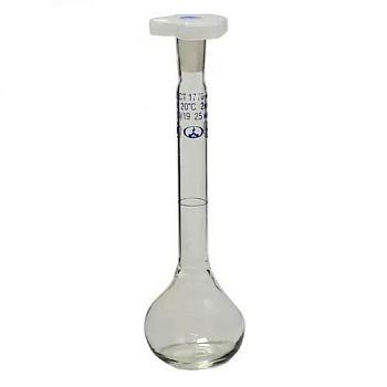 Колба мерная 2а-25-2, 25 мл, 2 класс точности, пластиковая пробка, без шлифа Колба мерная 2а-25-2, 25 мл, 2 класс точности, пластиковая пробка, без шлифа