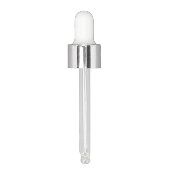 Крышка пластиковая в алюминиевом корпусе, глянцевая, винтовая DIN 18, 50 мл, с пипеткой, 1260 шт/упак Крышка пластиковая в алюминиевом корпусе, глянцевая, винтовая DIN 18, 50 мл, с пипеткой, 1260 шт/упак