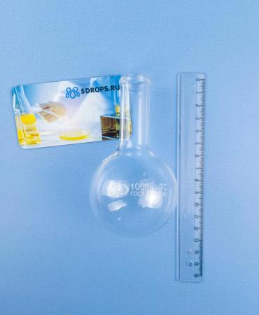 Колба круглодонная К-2-100, 100 мл, горло 22 мм, без шлифа
