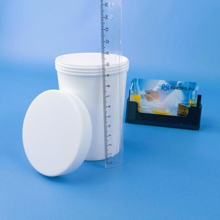 Стакан лабораторный, 250 мл, фторопласт,  с винтовой крышкой