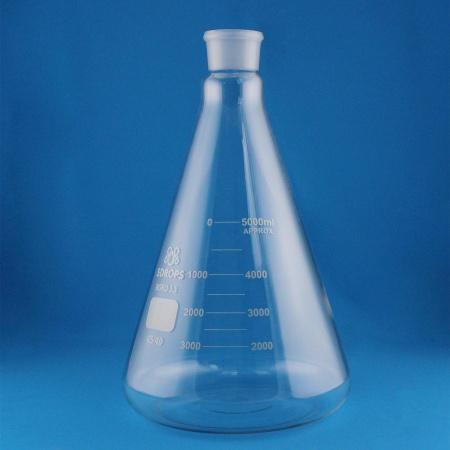 Колба коническая 5drops КН-1-5000, 5000 мл, шлиф 45/40 - В наличии
