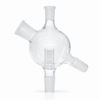 Соединитель с четырьмя шлифами к испарителю "Малыш" на 2 л