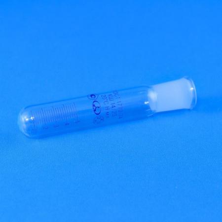 Пробирка мерная ПМ-2-5-14/23, 5 мл, 17х95 мм, стекло, шлиф 14/23, 10 шт/упак - В наличии