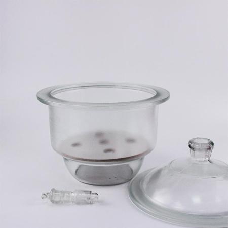 Эксикатор вакуумный 5drops 1-210 мм, 210 мм, с краном, светлое стекло
