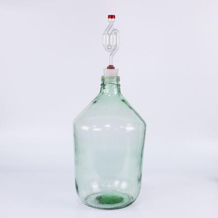 Стеклянная бутыль СССР, 15л Зеленая