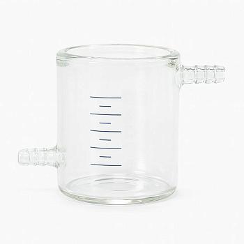 Реакционный стакан 50 мл, с рубашкой, стекло, градуированный