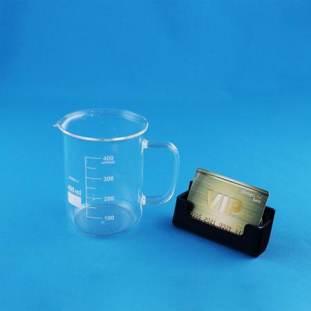 Стакан лабораторный со стеклянной ручкой 5drops В-1-400, 400 мл, стекло Boro 3.3, градуированный