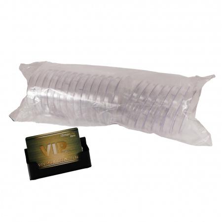 Чашка Петри, 90/14 мм, стерильная, 2 секции, полистирол, RU, 20 шт/упак