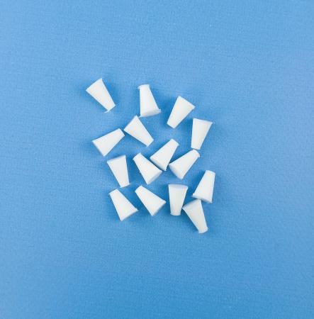 Пробка силиконовая по ГОСТу, № 7,5, 10,2/5,2 мм, 100 шт/упак