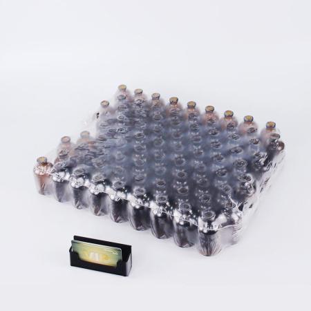 Флакон 50 мл инъекционный, темное стекло 3-го класса, 5drops-ФП-50, круглый скат, 81 шт, G20, гладкое горло, без пробки