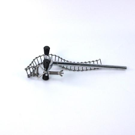 Лапка - зажим цепной хромированный 80- 150 мм