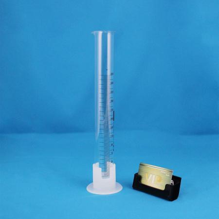 Цилиндр мерный 3-250-1, 250 мл, с пластиковым основанием, 1-го класса точности, с носиком
