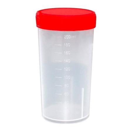 Контейнер лабораторный с завинчивающейся крышкой 250 мл, инд. уп./120 шт - В наличии