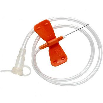 Перфузионное устройство катетер-бабочка с иглой 25G Луер (luer-Slip) . 100 шт/уп Перфузионное устройство катетер-бабочка с иглой 25G Луер (luer-Slip) . 100 шт/уп