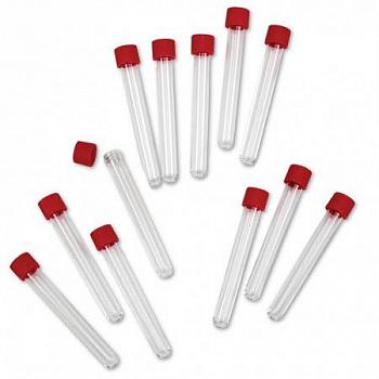 Пробирка цилиндрическая 15 мл, 16х120 мм, п/с, стерил., без град-ки, с винт., крышкой, M.Med, 100 шт/упак