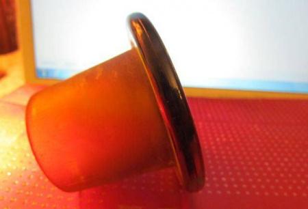 Склянка (штанглас), 10000 мл, темное стекло, с притёртой пробкой, узкое горло