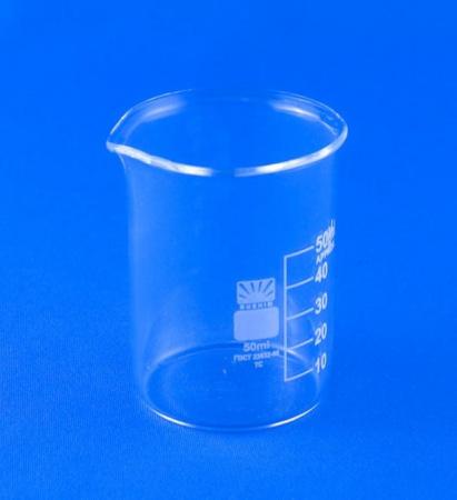 Стакан лабораторный низкий Н-1-50, 50 мл, градуированный Стакан лабораторный низкий Н-1-50, 50 мл, градуированный - В наличии
