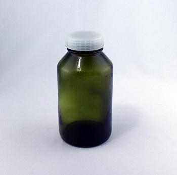 Банка БНВ-500 стеклянная оливковая 500 мл с навинчивающейся крышкой и прокладкой