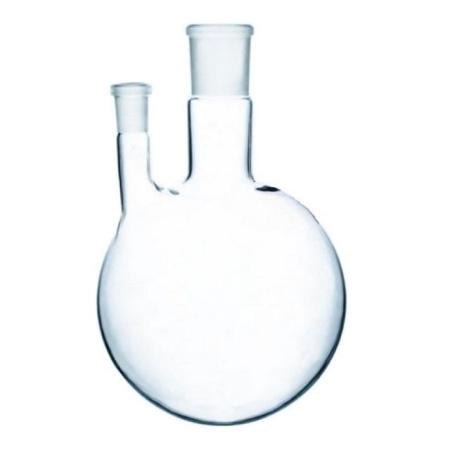 Колба двугорлая КГП-2-1-500, 500 мл, шлифы 29/32-14/23, (ГОСТ 25336-82) - В наличии