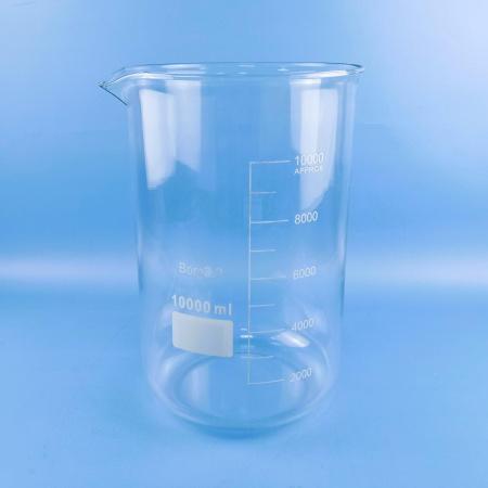 Стакан лабораторный низкий 5drops Н-1-10000, 10000 мл, стекло Boro 3.3, градуированный
