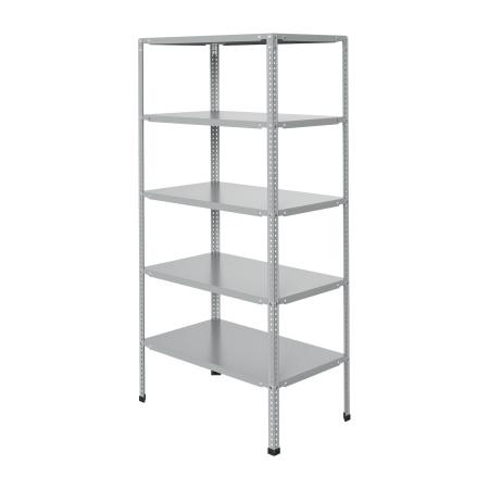 Стеллаж для хранения 1000x300x2000 мм, металл., корпус, 5 полок - Под заказ