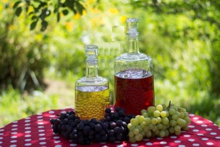 Стеклянный графин "Надежда" 1,5 литра, ручная работа