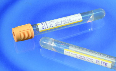 Пробирки вакуумные c активатором свертывания и гелем, 9 мл, 16Х100 мм, 100 шт, пластик, для исследования сыворотки Lab Vac