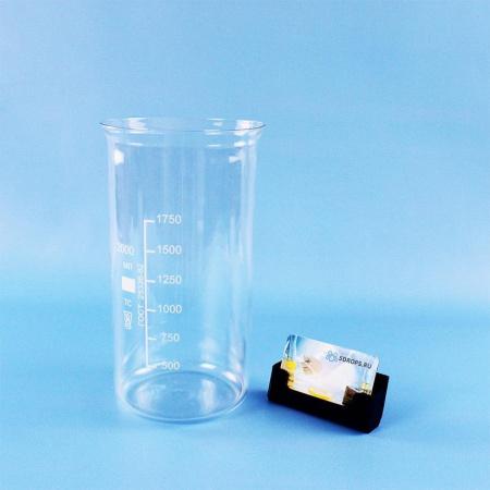 Стакан лабораторный высокий В-2-2000, 2000 мл, без носика (ГОСТ 25336-82)
