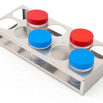 Штатив Ш-10/30 К для контейнеров диам., 30 мм, 10 гнезд, алюминий Штатив Ш-10/30 К для контейнеров диам., 30 мм, 10 гнезд, алюминий