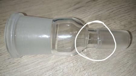 Уценка Переходник на шлиф, керн 19/26-муфта 29/32 - В наличии