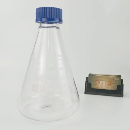 Колба коническая, 1000 мл, стекло, с навинч. п/п крышкой