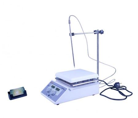 Комплект: Магнитная мешалка с нагревом 5drops-20D на 20 литров + 4 якоря