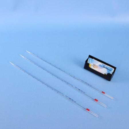 Пипетка градуированная 1-1-2-5, объем 5 мл, неполный слив, исп. прямое, 2 класс, 10 шт/упак