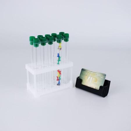 Пробирки химические 21 мл, 16х150мм, стекло, с пластиковой пробкой, 100 шт/упак