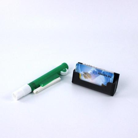Помпа для пипетки (пипетатор поршневой) до 10 мл, зеленый