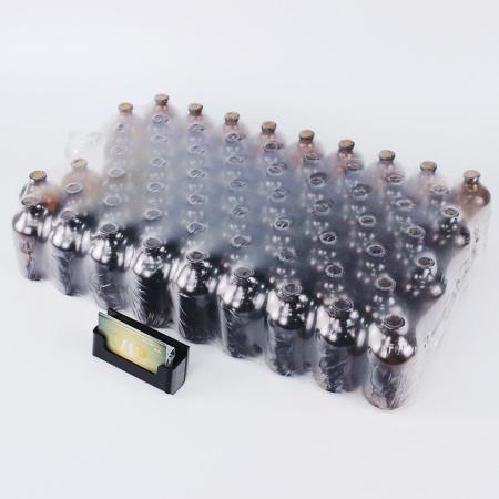 Флакон инъекционный 5drops-ФП-100, 100 мл, темное стекло, гладк., горло G20, 63 шт/упак