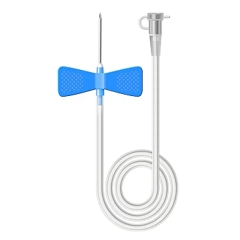 Перфузионное устройство катетер-бабочка с иглой 23G Луер (luer-Slip) . 100 шт/уп