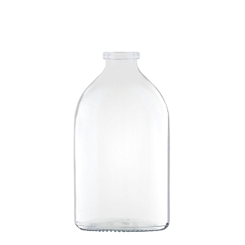 Флакон инъекционный 100 мл, светлое стекло 2-го типа, круглый скат горла, гладкое горло G28, без пробки, AT, 3520 шт/паллет Флакон инъекционный 100 мл, светлое стекло 2-го типа, круглый скат горла, гладкое горло G28, без пробки, AT, 3520 шт/паллет