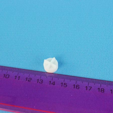 Якорь для магнитной мешалки ребристый односторонний диам.12 мм, высота 7 мм, фторопласт